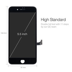 NCC Apple iPhone 8 Plus Black цена и информация | Запчасти для телефонов и инструменты для их ремонта | kaup24.ee