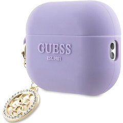 Guess GUAP23DSLGHDU AirPods Pro 2 cover purpurowy|purple 3D Rubber 4G Diamond Charm цена и информация | Наушники | kaup24.ee