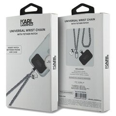 Karl Lagerfeld KLUCHCSKPK Universal Hand Strap Choupette srebrny|silver цена и информация | Mobiiltelefonide hoidjad | kaup24.ee