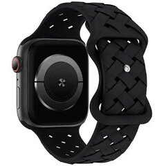 Beline pasek Apple Watch Silicone Woven 38|40|41mm czarny |black box цена и информация | Аксессуары для смарт-часов и браслетов | kaup24.ee