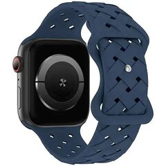 Beline pasek Apple Watch Silicone Woven 38|40|41mm niebieski |deep blue box цена и информация | Аксессуары для смарт-часов и браслетов | kaup24.ee