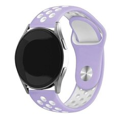 Beline pasek Watch 22mm Sport Silicone fioletowo-biały purple|white box цена и информация | Аксессуары для смарт-часов и браслетов | kaup24.ee