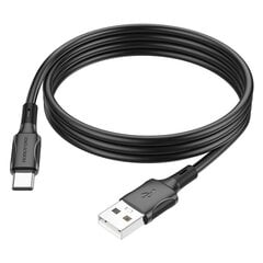 Borofone Cable BX80 Succeed - USB to Type C - 3A 1 metre black цена и информация | Кабели для телефонов | kaup24.ee