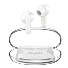 AWEI słuchawki Bluetooth 5.3 T85 ENC TWS + stacja dokująca biały|white цена и информация | Наушники | kaup24.ee