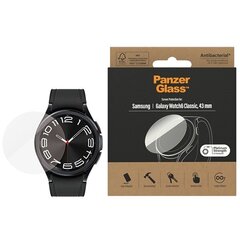 PanzerGlass Galaxy Watch6 Classic 43mm Screen Protection Antibacterial 3685 цена и информация | Аксессуары для смарт-часов и браслетов | kaup24.ee