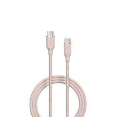 Devia cable Jelly USB-C - USB-C 1,2 m 60W pink цена и информация | Borofone 43757-uniw | kaup24.ee