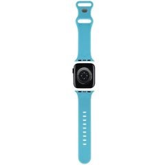 Hello Kitty Pasek HKAWMSCHBLB Apple Watch 38|40|41mm niebieski|blue strap Silicone Kitty Head цена и информация | Аксессуары для смарт-часов и браслетов | kaup24.ee