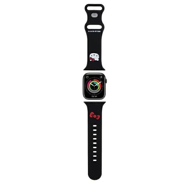 Hello Kitty HKAWMSCHBLK Apple Watch 38|40|41mm black цена и информация | Nutikellade ja nutivõrude tarvikud | kaup24.ee