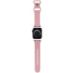 Hello Kitty Pasek HKAWMSCHBLP Apple Watch 38|40|41mm różowy|pink strap Silicone Kitty Head цена и информация | Аксессуары для смарт-часов и браслетов | kaup24.ee