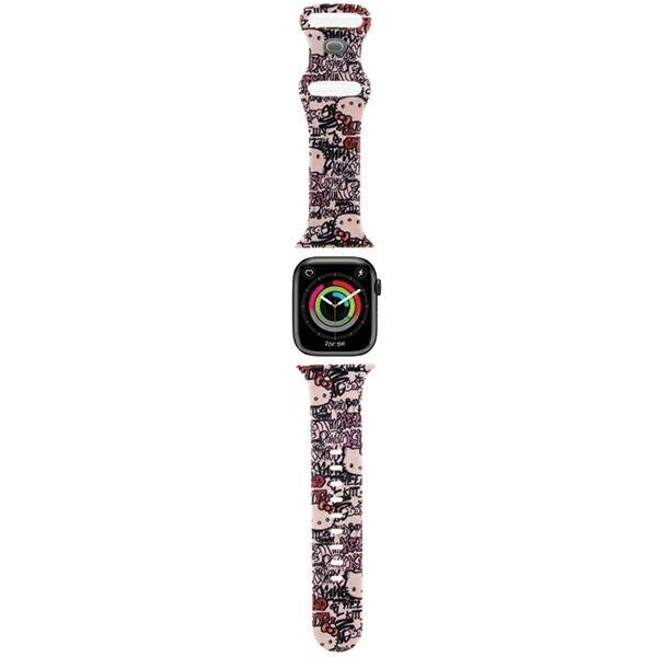 Hello Kitty HKAWMSDGPTP Apple Watch 38|40|41mm pink цена и информация | Nutikellade ja nutivõrude tarvikud | kaup24.ee