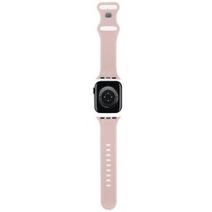 Hello Kitty Pasek HKAWMSDGPTP Apple Watch 38|40|41mm różowy|pink strap Silicone Tags Graffiti цена и информация | Аксессуары для смарт-часов и браслетов | kaup24.ee