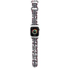 Hello Kitty Pasek HKAWMSDIESK Apple Watch 38|40|41mm czarny|black strap Silicone Heads & Stripes цена и информация | Аксессуары для смарт-часов и браслетов | kaup24.ee