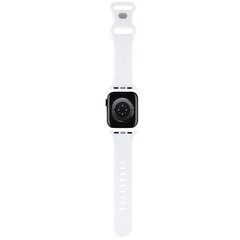 Hello Kitty Pasek HKAWMSDIEZK Apple Watch 38|40|41mm czarny|black strap Silicone Bows & Stripes цена и информация | Аксессуары для смарт-часов и браслетов | kaup24.ee