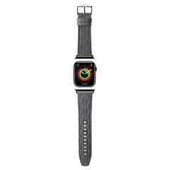 Karl Lagerfeld Pasek KLAWMSAKLHPG Apple Watch 38|40|41mm srebrny|silver strap Saffiano Monogram цена и информация | Аксессуары для смарт-часов и браслетов | kaup24.ee