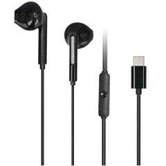 AWEI słuchawki stereo PC-7T USB-C 1.2m czarny|black цена и информация | Наушники | kaup24.ee