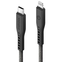 ENERGEA kabel Flow USB-C - USB-C Digital Display 1.5m czarny|black 240W 5A PD Fast Charge цена и информация | Кабели для телефонов | kaup24.ee