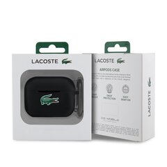 Lacoste Liquid Silicone Croc Logo Case for AirPods Pro 2 Black цена и информация | Наушники | kaup24.ee
