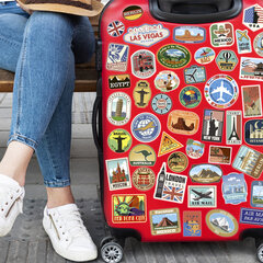Виниловые наклейки luggage 90, на багаж, чемодан, скейтборд, шлем, игрушки, огромный выбор. цена и информация | Декоративные наклейки | kaup24.ee