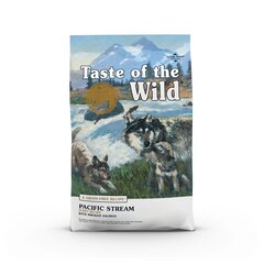 Беззерновой сухой корм для маленьких собак с мясом лосося Taste of the Wild Pacific Stream Puppy, 5.6 кг цена и информация |  Сухой корм для собак | kaup24.ee