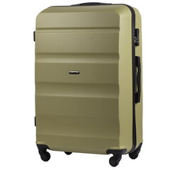 Средний чемодан Wings AT01, 65cm зеленый цена и информация | Чемоданы, дорожные сумки | kaup24.ee