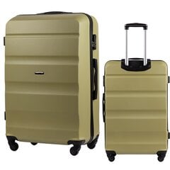 Большой чемодан Wings AT01, 75cm зеленый цена и информация | Чемоданы, дорожные сумки | kaup24.ee