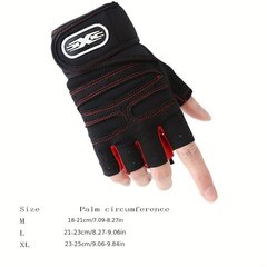 Спортивные перчатки, размер M, черные. цена и информация | Перчатки для турника и фитнеса | kaup24.ee