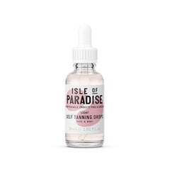 Isle Of Paradise Light Self Tanning Drops 30ml цена и информация | Кремы для автозагара | kaup24.ee