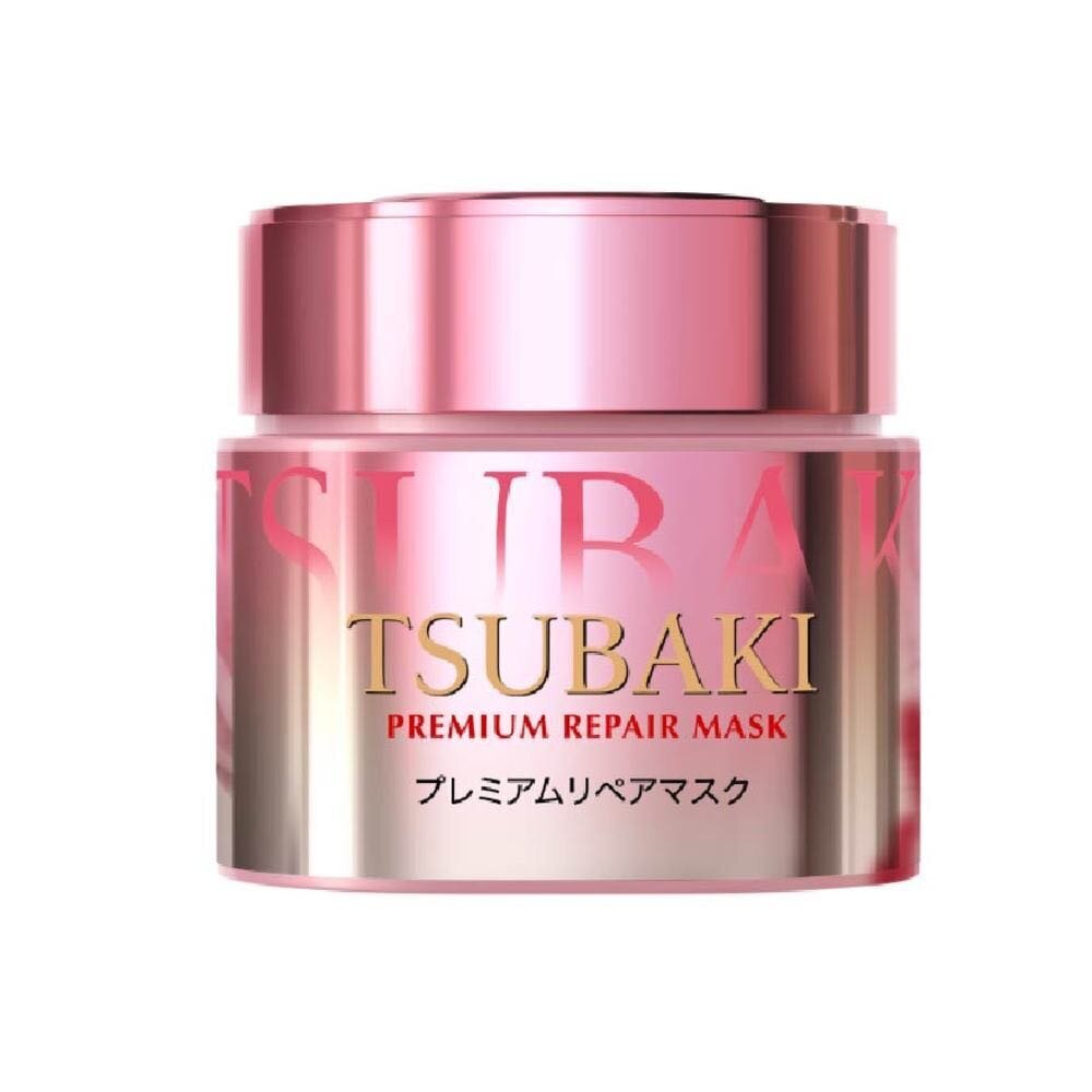 Mask juuste taastamiseks Shiseido Tsubaki Premium Repair Hair Mask Pink Camellia, 180 g hind ja info | Juuksepalsamid | kaup24.ee