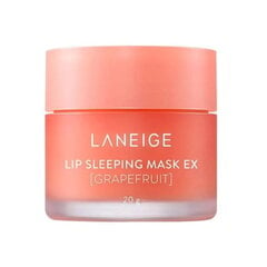 Маска для губ с ароматом грейпфрута LANEIGE Lip Sleeping Mask EX, 20 г kaina ir informacija | Помады, бальзамы, блеск для губ | kaup24.ee