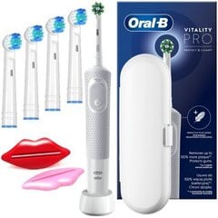 Oral-B Vitality Pro D103 Box White elektrilise hambaharja komplekt цена и информация | Электрические зубные щетки | kaup24.ee
