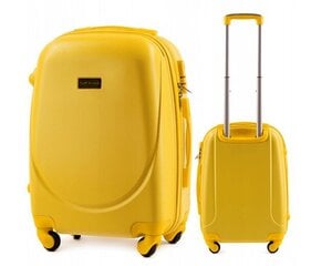Маленький чемодан Wings K310, XS, желтый цена и информация | Чемоданы, дорожные сумки | kaup24.ee