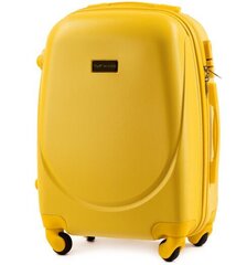 Маленький чемодан Wings K310, XS, желтый цена и информация | Чемоданы, дорожные сумки | kaup24.ee