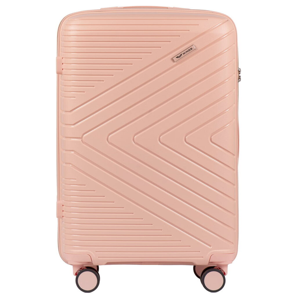 Kohver Wings DQ181-05 3KPL M suurus, roosa цена и информация | Kohvrid, reisikotid | kaup24.ee
