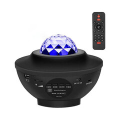 STARS LED Disco с bluetooth колонкой + пульт + USB - Черный цена и информация | Гудки для вечеринки Clown Face (4шт.) | kaup24.ee