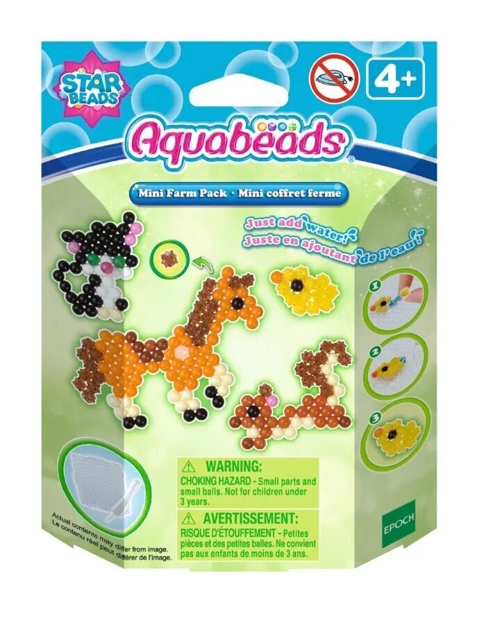 Aquabeads Theme Refill: Mini Theme Set Assort. (Talu, Jewel, Merineitsi) (Juhuslik) (31771) hind ja info | Arendavad mänguasjad | kaup24.ee