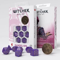 Žaidimų kauliukų rinkinys The Witcher Dandelion - Viscount de Lettenhove, violetinis hind ja info | Lauamängud ja mõistatused | kaup24.ee