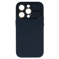 Мягкий чехол Tel Protect Lichi для Iphone 13 Pro Max темно-синий цена и информация | Чехлы для телефонов | kaup24.ee