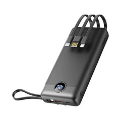 VEGER C20 - 20 000 mAh Micro + Type-C + Lightning 8-pin - Черный цена и информация | Зарядные устройства Power bank | kaup24.ee