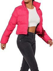 Женская короткая куртка Hujoin, розовая цена и информация | Женские куртки | kaup24.ee