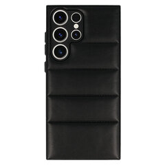 Кожаный 3D чехол для Samsung Galaxy S23 Ultra дизайн 3 черный цена и информация | Чехлы для телефонов | kaup24.ee