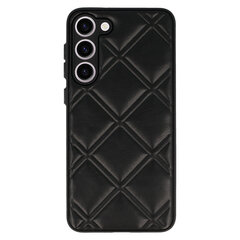 Кожаный 3D чехол для Samsung Galaxy S23 дизайн 1 черный цена и информация | Чехлы для телефонов | kaup24.ee