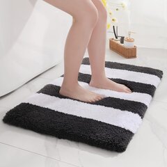 Нескользящий коврик для ванной комнаты Chakme,  61x91cm, белый/розовый цена и информация | Аксессуары для ванной комнаты | kaup24.ee