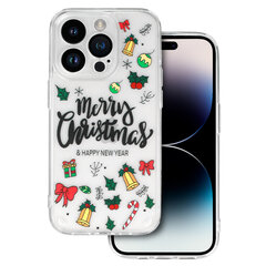 Чехол TEL PROTECT Christmas для Iphone 15 Pro Max Design 3, прозрачный цена и информация | Чехлы для телефонов | kaup24.ee