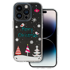 Чехол TEL PROTECT Christmas для Iphone 14 Pro Max Design 4, прозрачный цена и информация | Чехлы для телефонов | kaup24.ee