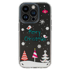 Чехол TEL PROTECT Christmas для Iphone 14 Pro Max Design 4, прозрачный цена и информация | Чехлы для телефонов | kaup24.ee