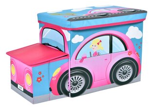 Ящик для игрушек, розовый цена и информация | Ящики для вещей | kaup24.ee