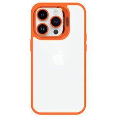 Чехол Tel Protect Kickstand + стекло камеры (объектив) для Iphone 12 Pro оранжевый цена и информация | Чехлы для телефонов | kaup24.ee