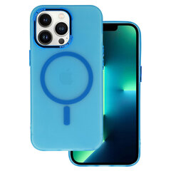 Магнитный матовый чехол для Iphone 13 Pro Max, синий цена и информация | Чехлы для телефонов | kaup24.ee