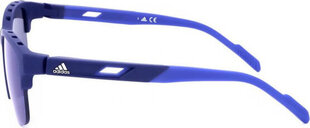Солнечные очки унисекс Adidas SP0048 MATTE BLUE цена и информация | Винтажные очки в стиле кота, hgjkhkll, черные, 1шт | kaup24.ee