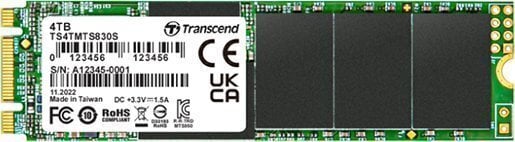 Transcend 830S TS4TMTS830S цена и информация | Sisemised kõvakettad (HDD, SSD, Hybrid) | kaup24.ee